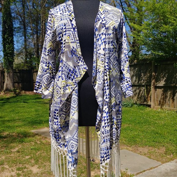 FRINGED KIMONO - Picture 4 of 5